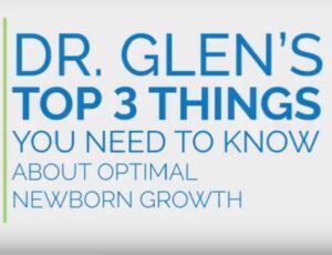 video introduction slide for newborn growth tips